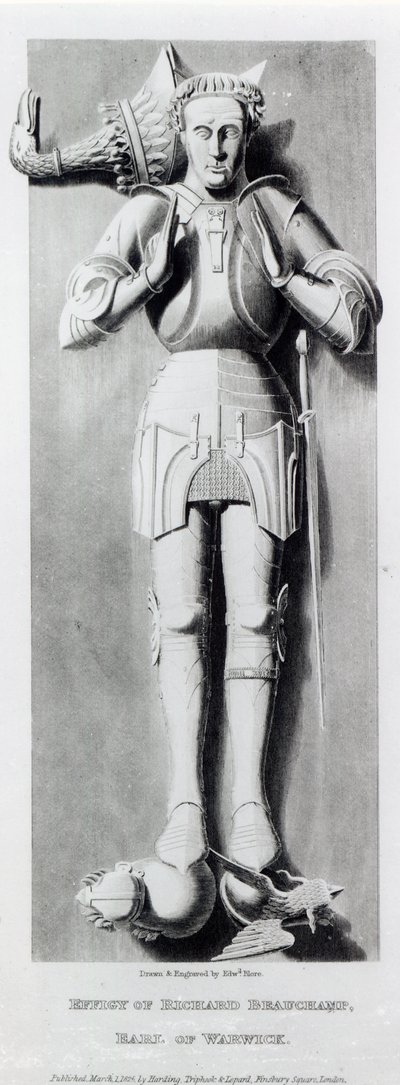 Effigy of Richard Beauchamp, Earl of Warwick by Edward Blore